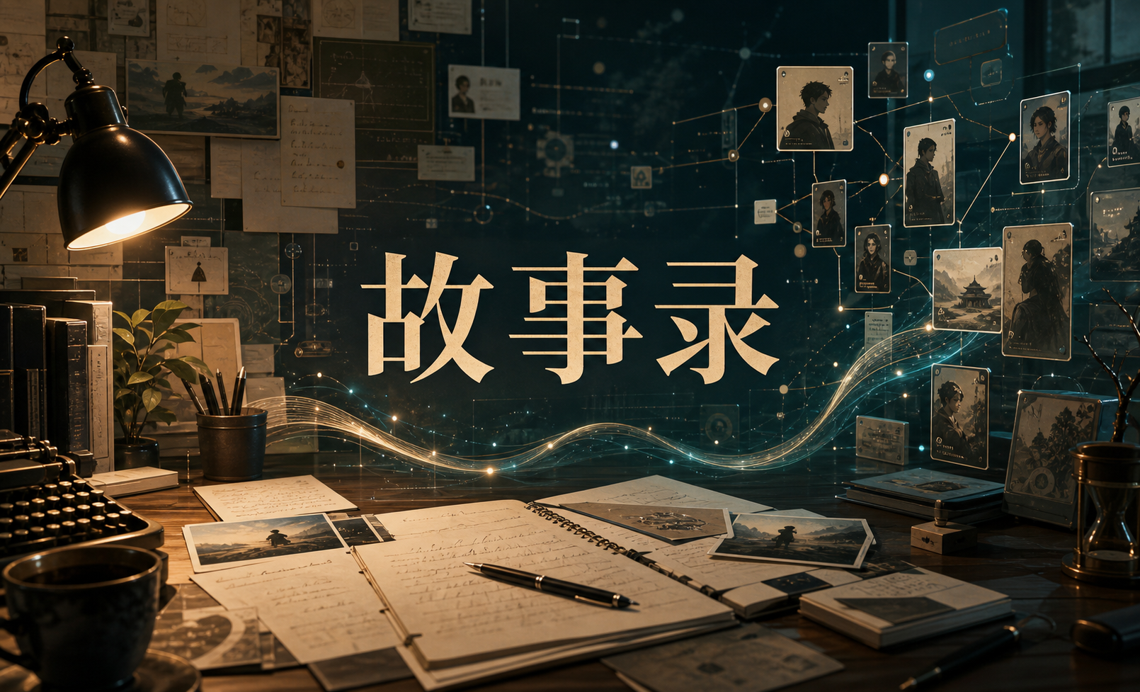 故事录的记忆档案与叙事线视觉